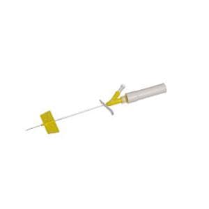 SAF-T-Intima - 0,7 x 19 mm, kleur geel, met bijspuitpunt, per stuk