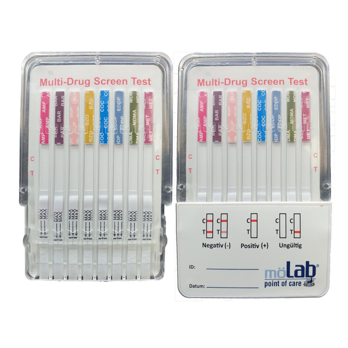Multi-drugstest 6 parameters - per 10 stuks