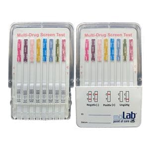 Multi-drugstest 6 parameters - per 10 stuks