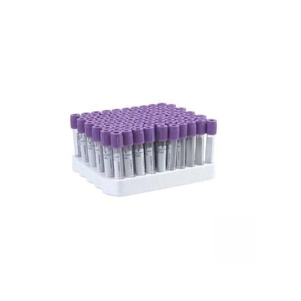 Vacutainer bloedbuis K2E (EDTA) - 4 ml, per 100 stuks, ref 368861