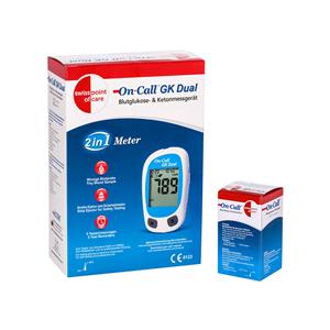 On Call GK dual glucose en ketonen meter - per stuk mmol/L meter