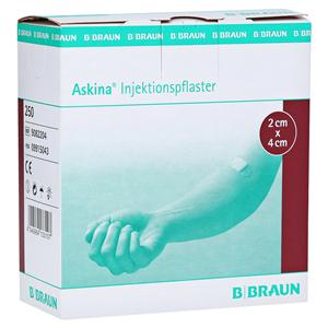Askina injectiepleister 2x4cm - per 250 stuks