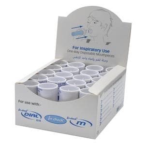 Incheck Dial G16 disposable mondstuk met 1 weg klep - per 100 stuks *onbekende levertijd*
