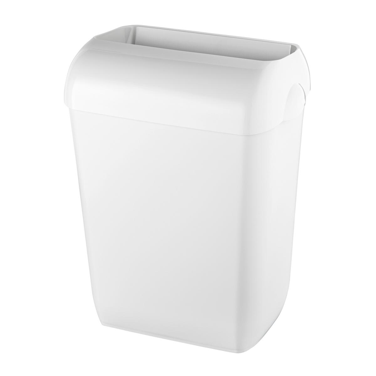 Plastiqline afvalbak 23 liter open - wit, 23 liter, per stuk