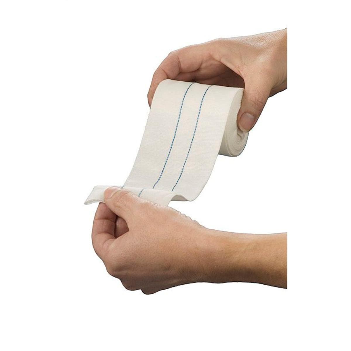 Heka fast buisverband - 7,5 cm x 5 m, blauw per 6 stuks