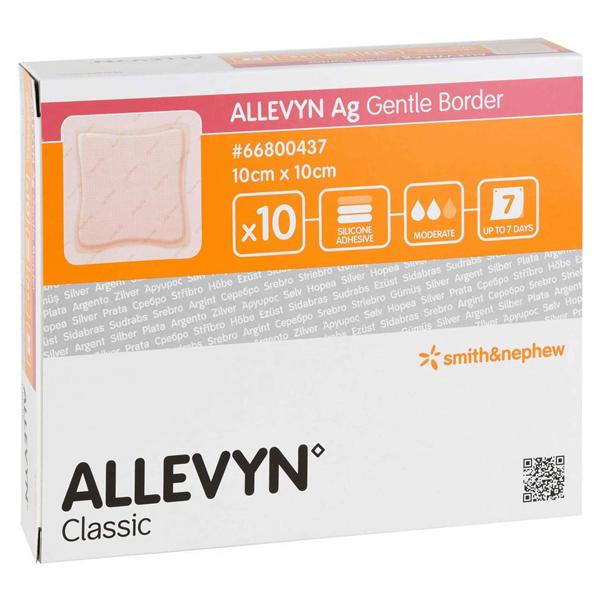 Allevyn AG Gentle pleisters - 10x10cm, 10 stuks