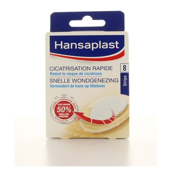 Hansaplast Aktiv pleister gel - 43 x 68 mm, 8 strips