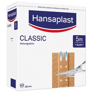 Hansaplast Classic wondpleister - 4 cm x 5 m, per rol