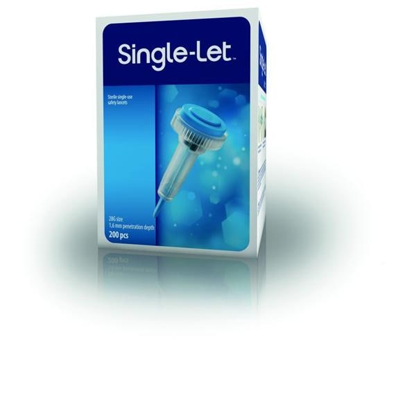 SingleLet veiligheidslancet - 200 stuks