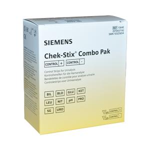 Clinitek status + controle sticks - Chekstix controlestrips, per 2 x 25 stuks