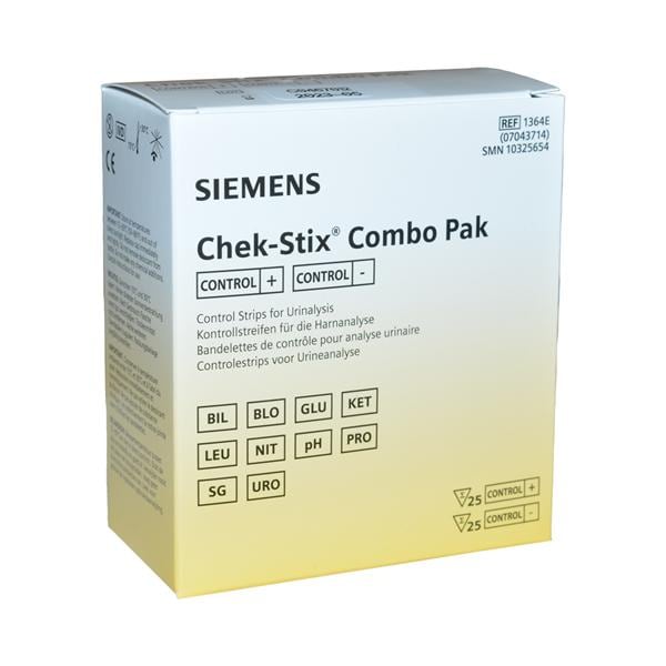 Clinitek status + controle sticks - Chekstix controlestrips, per 2 x 25 stuks
