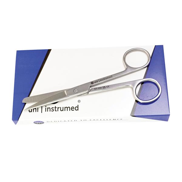 Rechte chirurgische verbandschaar met scherpe/stompe snede - per stuk