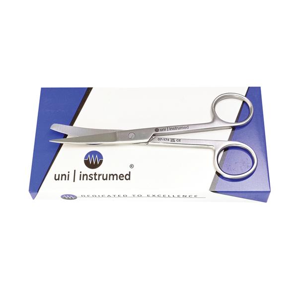 Chirurgische gebogen verbandschaar met scherpe/stompe snede - 14,5 cm