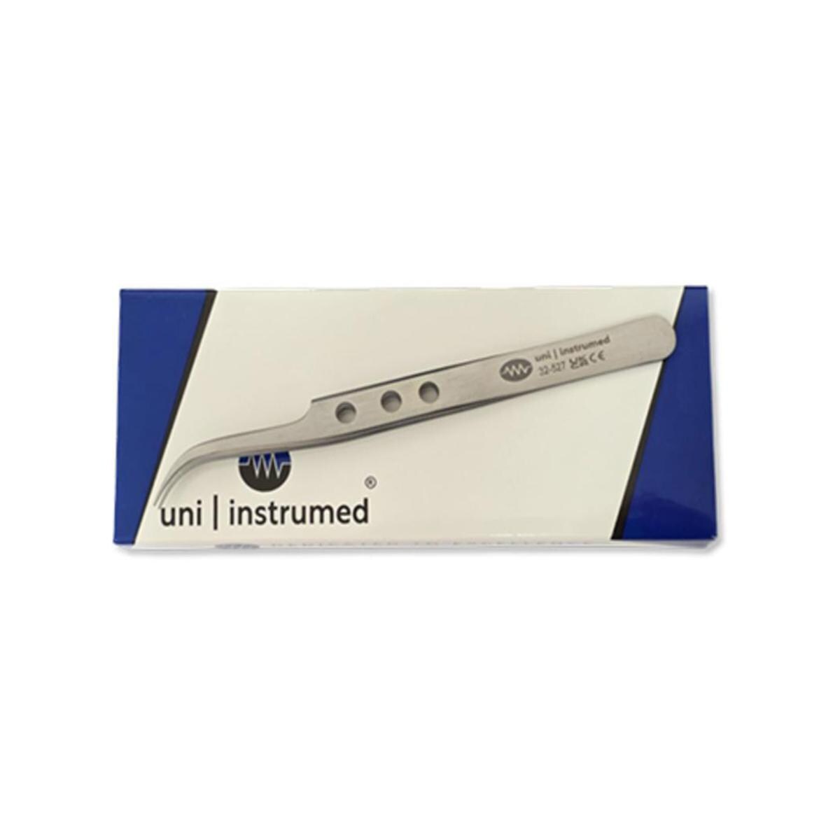 Gebogen extractiepincet, model met gaatjes - Gebogen met gaatjes