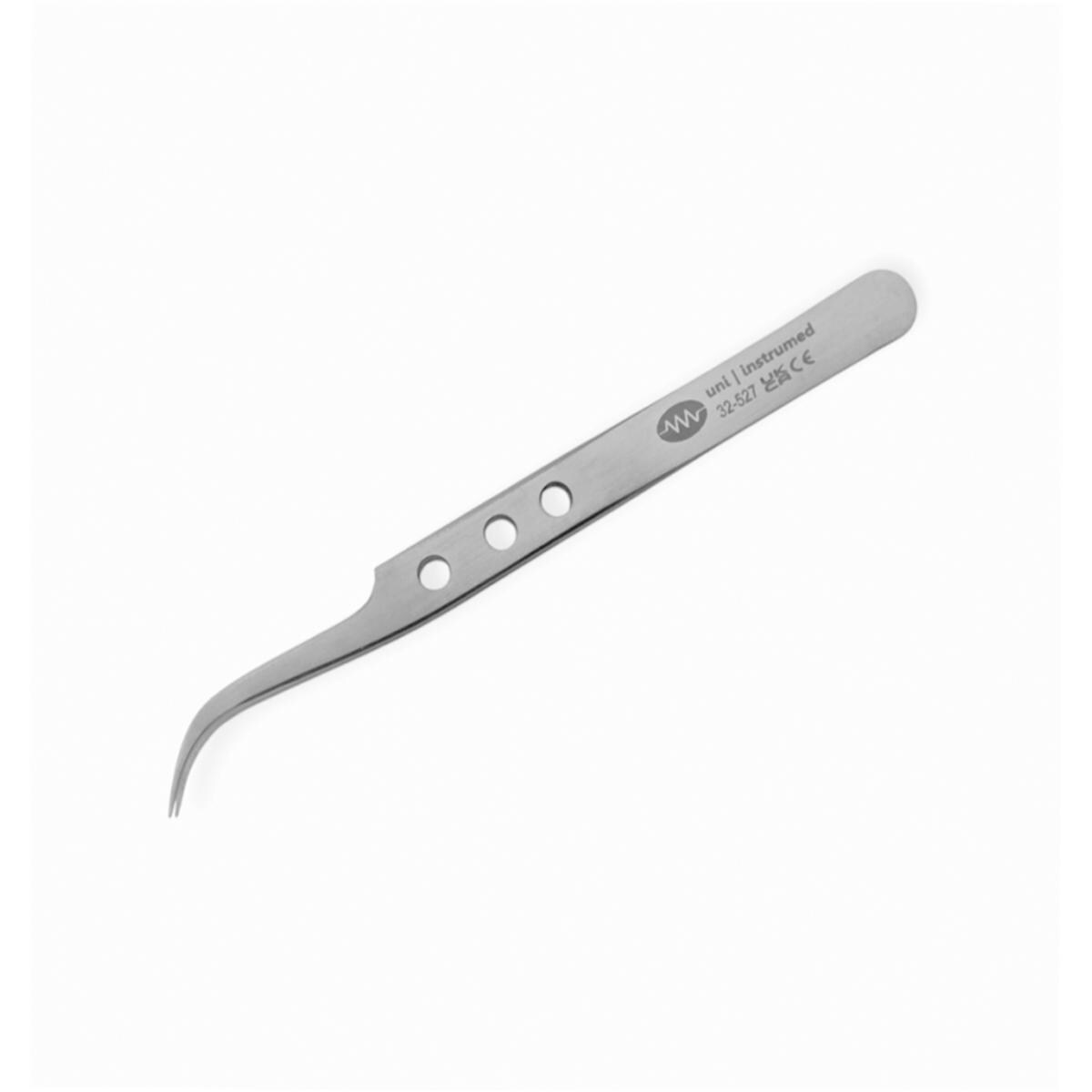 Extractietang met horizontale tanden, gebogen - Gebogen