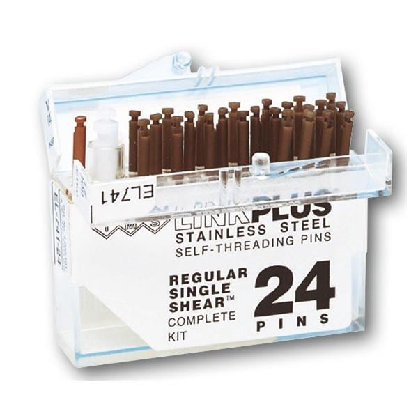 TMS Link Plus Regular - Single-shear Goldplated - EL741-24, Complete kit 24 stuks