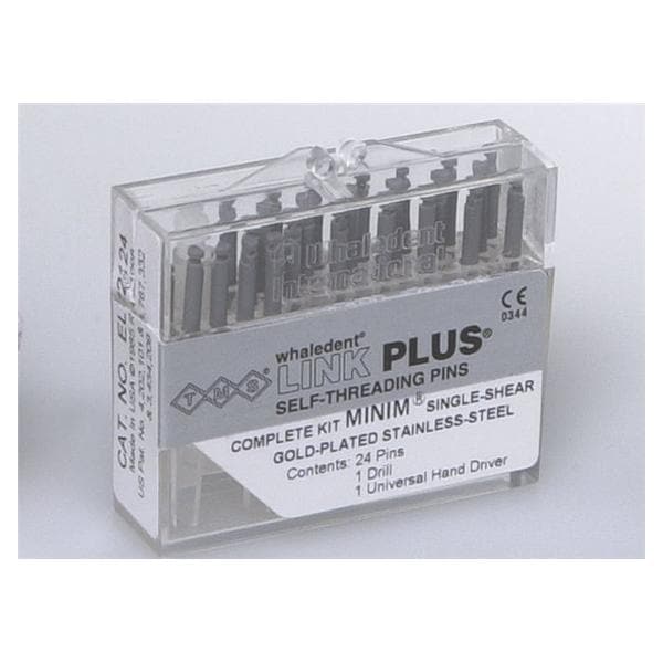 TMS Link Plus Minim - Single-Shear Goldplated - EL721-24, Complete kit 24 stuks
