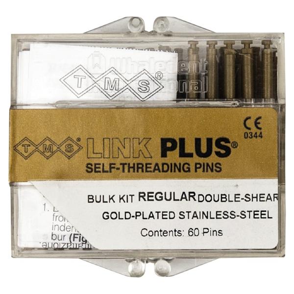 TMS Link Plus Regular - Double-shear Goldplated - EL752-60, Bulk kit 60 stuks