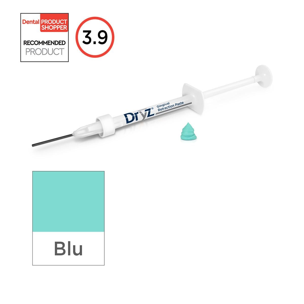 Dryz Blu Retraction Paste - 7x spuitjes 0,5 ml + 15 applicator tips