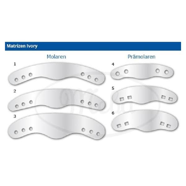 Matrixbandjes - Geperforeerd, type 1 Premolaar nr. 5