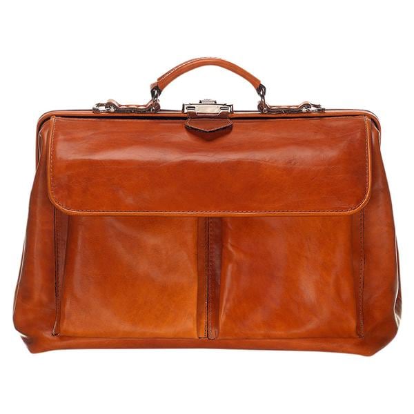 Citybag Deluxe groot - cognac