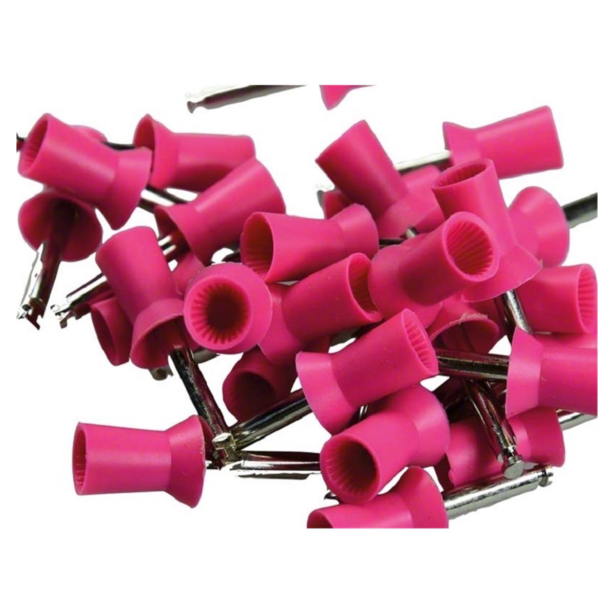 Prophy Cups Latch-Type (RA) - 9008/30 ribbed roze RA hard, 30 st