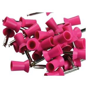 Prophy Cups Latch-Type (RA) - 9008/30 ribbed roze RA hard, 30 st