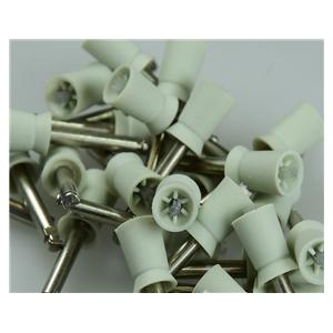 Prophy Cups Latch-Type (RA) - 9009/30 cup en borstel wit RA zacht, 30 st