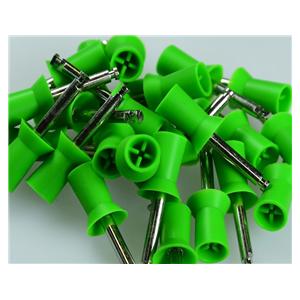 Prophy Cups Latch-Type (RA) - 9011/120 webbed bosgroen RA hard, 120 st
