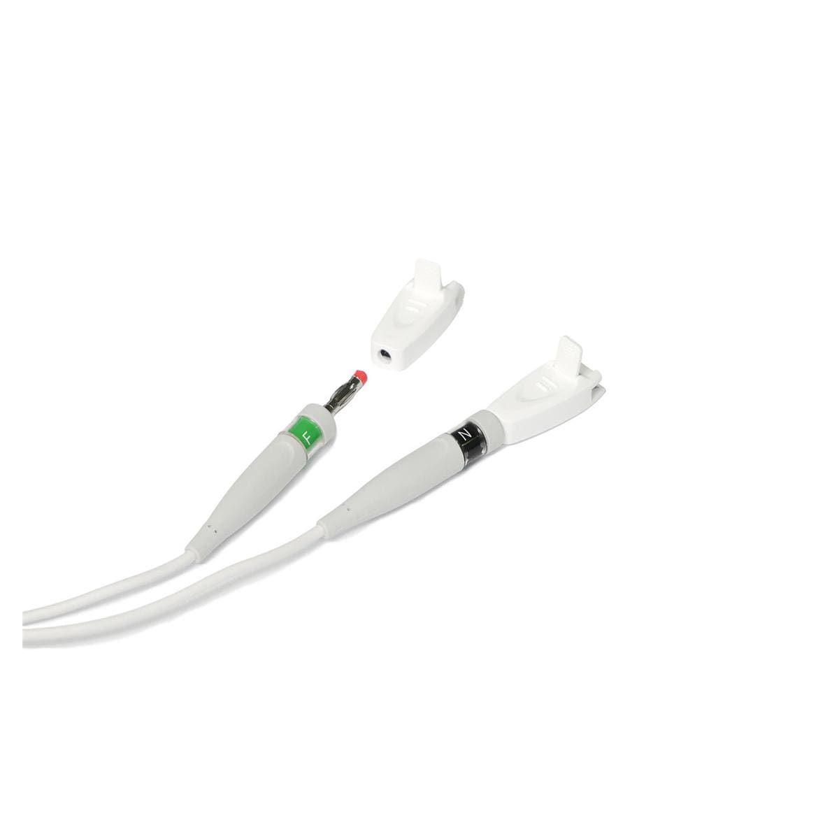 mTablet ECG patientenkabel adapters - alligatorclip adapter per 10 stuks (krokodillenbek), geschikt voor tab elektroden