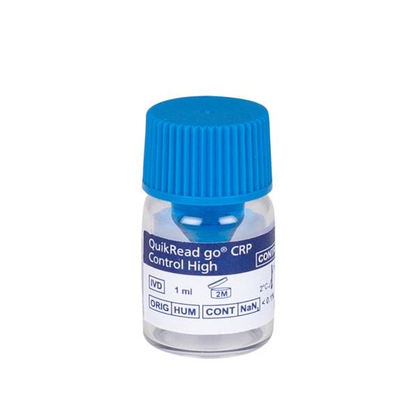 QuikRead go controle vloeistoffen - high, geschikt voor CRP, CRP Easy, wrCRP, wrCRP + HB en CRP + HB