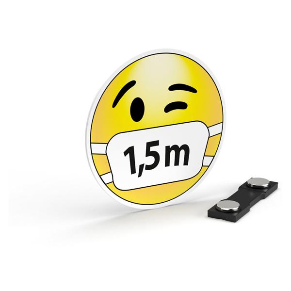 1,5 meter badges - button smiley, 50mm