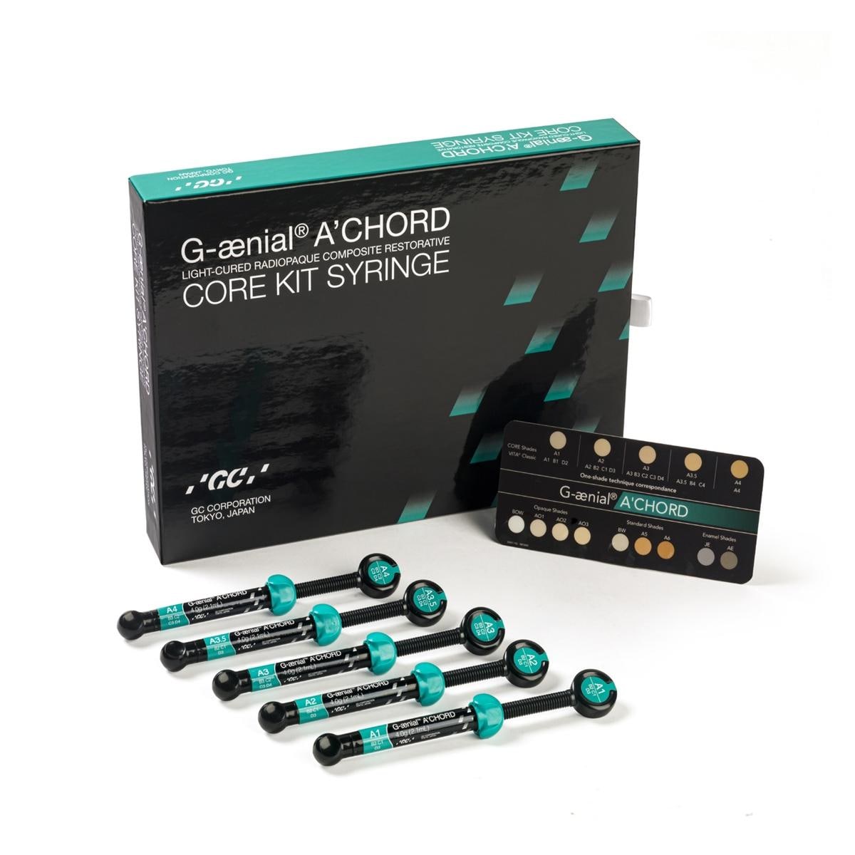 G-ænial A'CHORD Core Kit, spuitjes - Elk 1x A1, A2, A3, A3,5 en A4