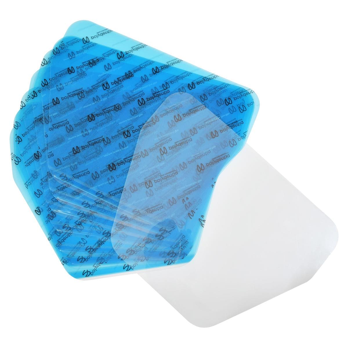 Gezichtsbescherming/face shield reserve schermen - per 10 stuks