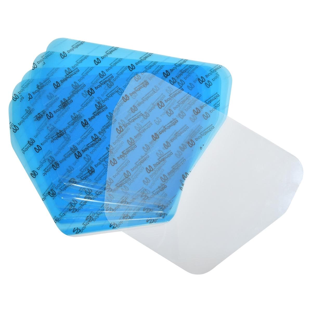 Gezichtsbescherming/face shield reserve schermen - per 5 stuks