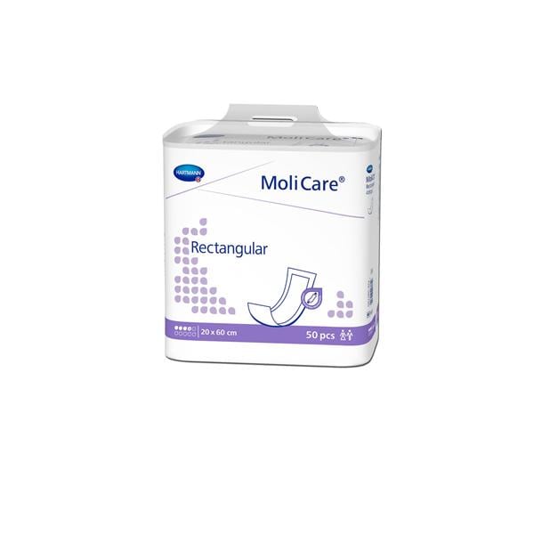 MoliCare Rectangular drops - 4 druppels, 20x60cm, 50 stuks