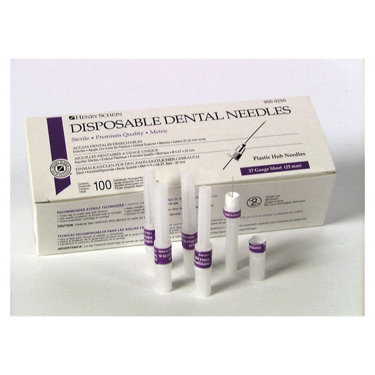 Carpulenaalden - 27S 0,40 x 25 mm, kort, per 100 stuks