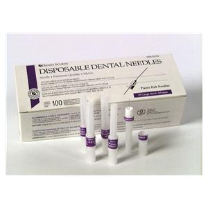 Disposable Dental Needles - 27G short 0,4 x 25 mm violet