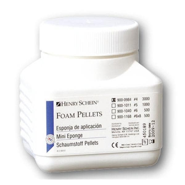 Foam Pellets - #1,  4 mm, 3000 stuks