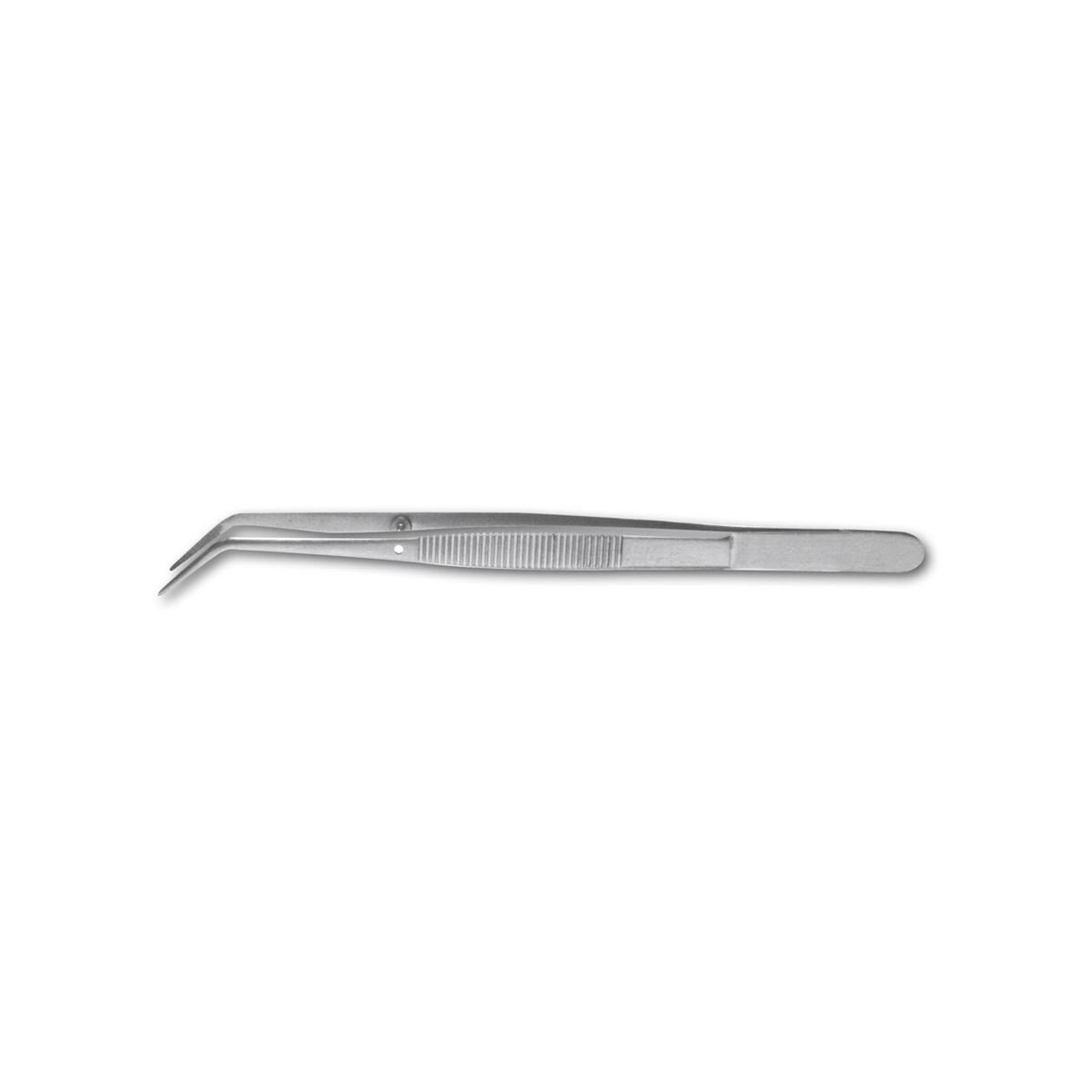 Pincetten RVS - College 15 cm geribt kort (12 mm)