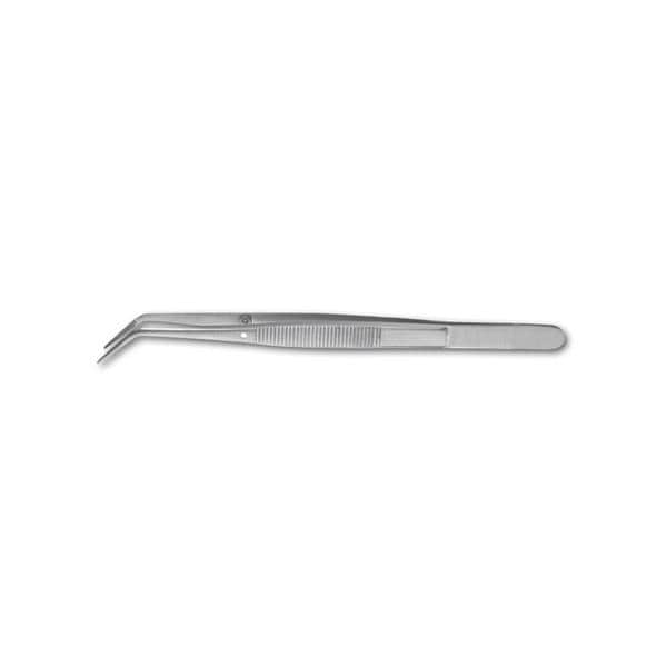 Pincetten RVS - College 15 cm geribt kort (12 mm)