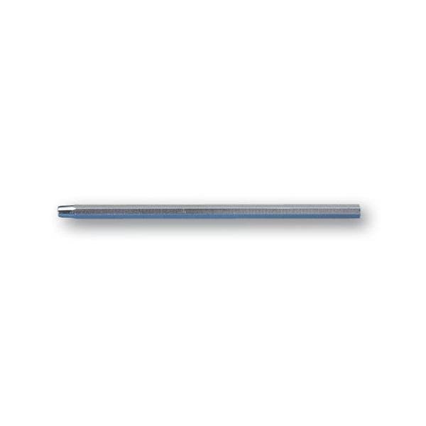 Spiegelheften massief RVS - Octagonaal, 12,3 cm