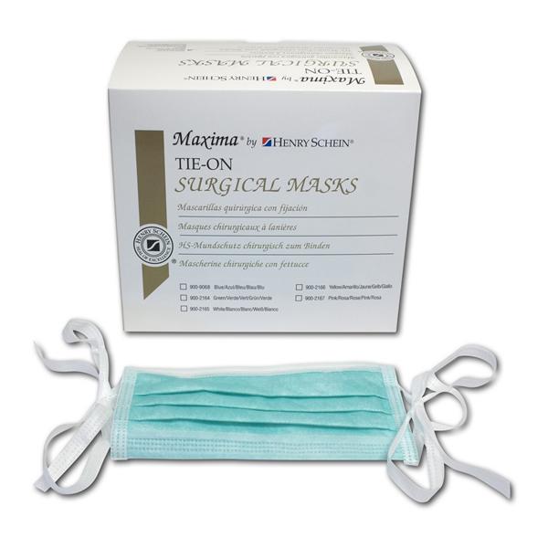 Mondmaskers Type IIR Tie-On - Groen