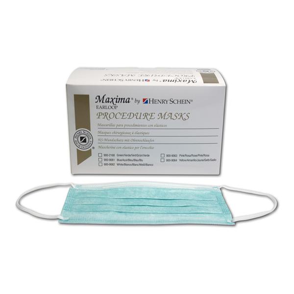 Mondmaskers Earloop Type IIR - Groen, 50 stuks