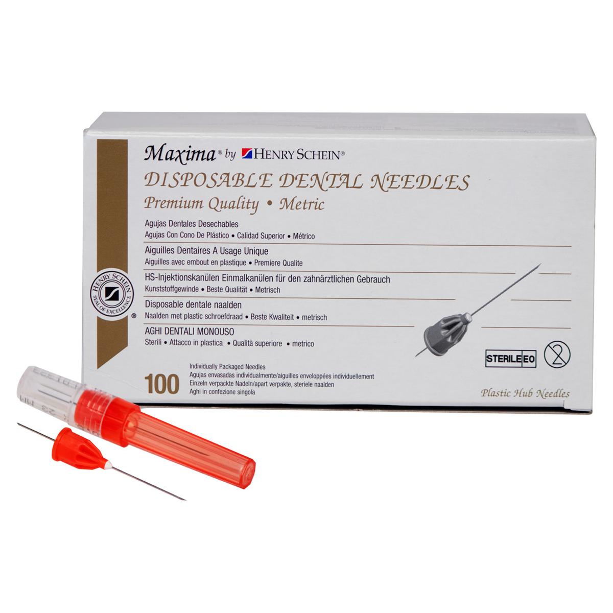 Injectienaalden - 25G rood, short Ø 0,5 x 23 mm