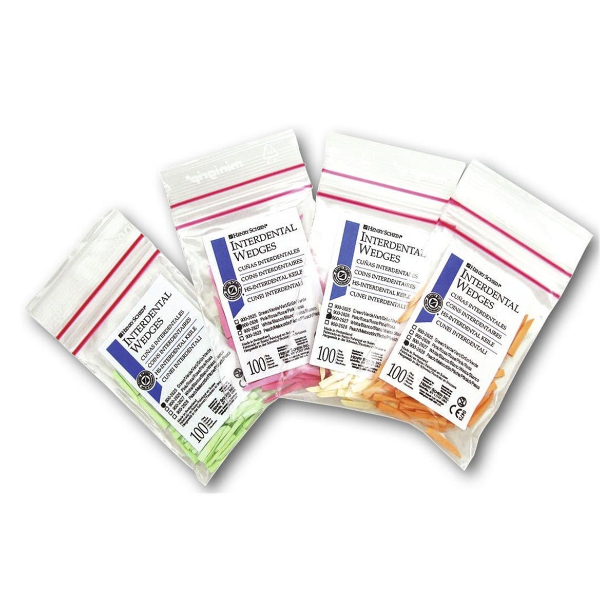 Wiggen Ahorn hout - Maat 2, roze - 100 stuks