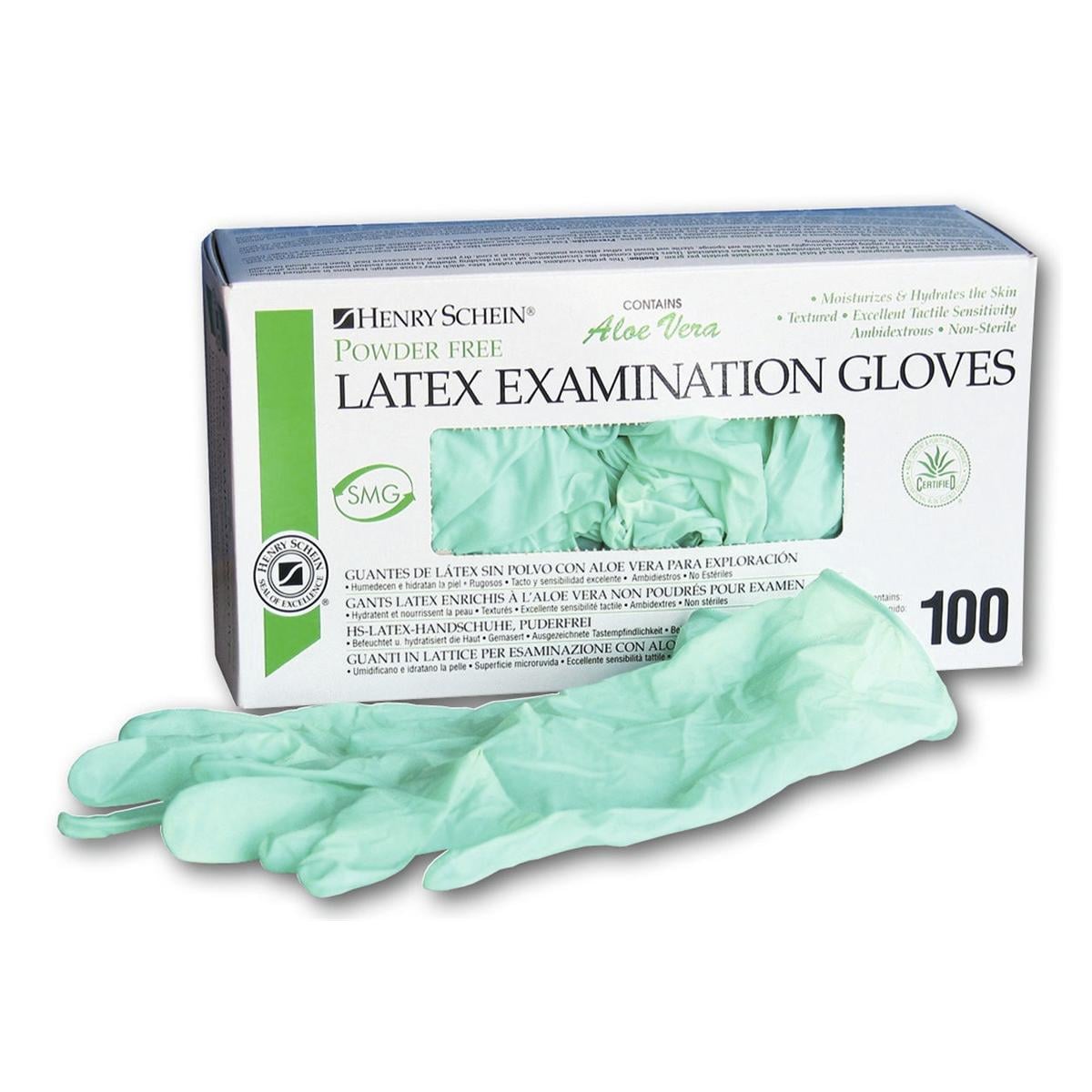Latex Aloe Vera Gloves - XS - 100 stuks