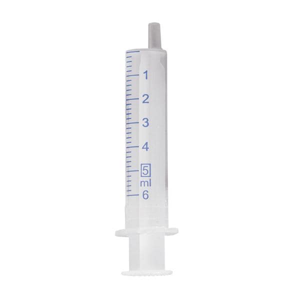 Luer Spuiten - 5 ml, verpakking 100 stuks