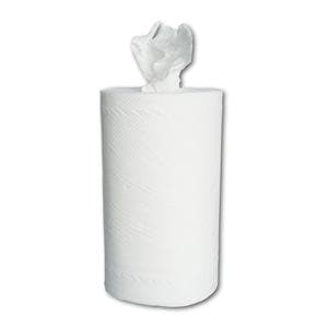 Papierrol mini - 20 cm x 60 m, 2-laags wit papier, 12 rollen