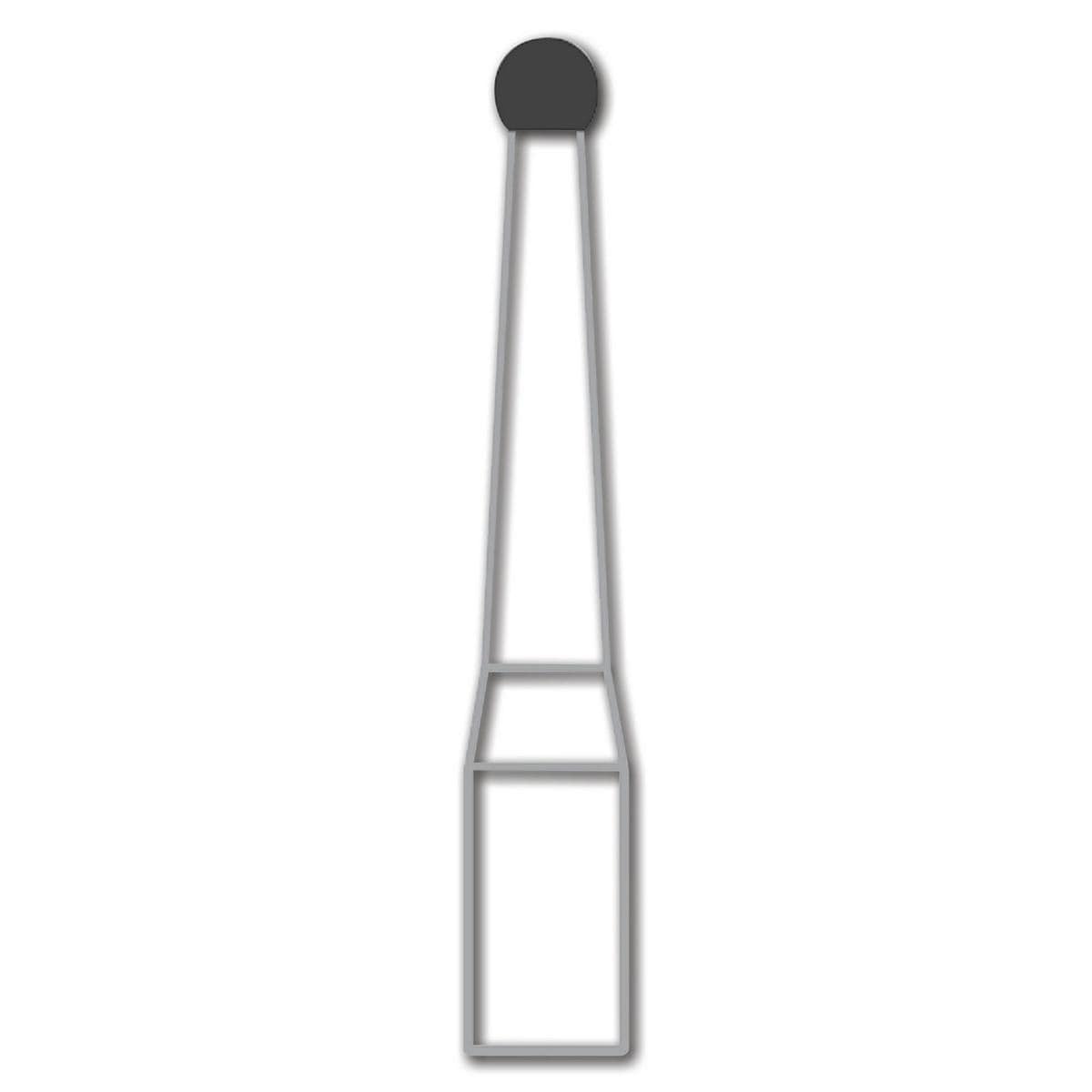 Hardmetaalboor 2 rond FG - ø 010, 50 stuks